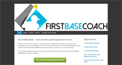 Desktop Screenshot of firstbasecoach.com