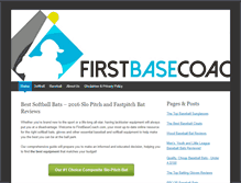 Tablet Screenshot of firstbasecoach.com